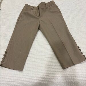 Zac & Rachel Beige Cropped Pants